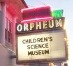 the museum marquee